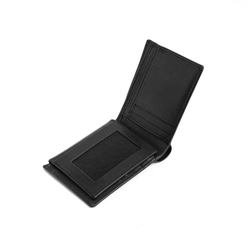 Men’s Leather Wallet with Detachable ID Card Holder