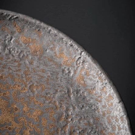 Handmade Metallic Glaze Ceramic Plate