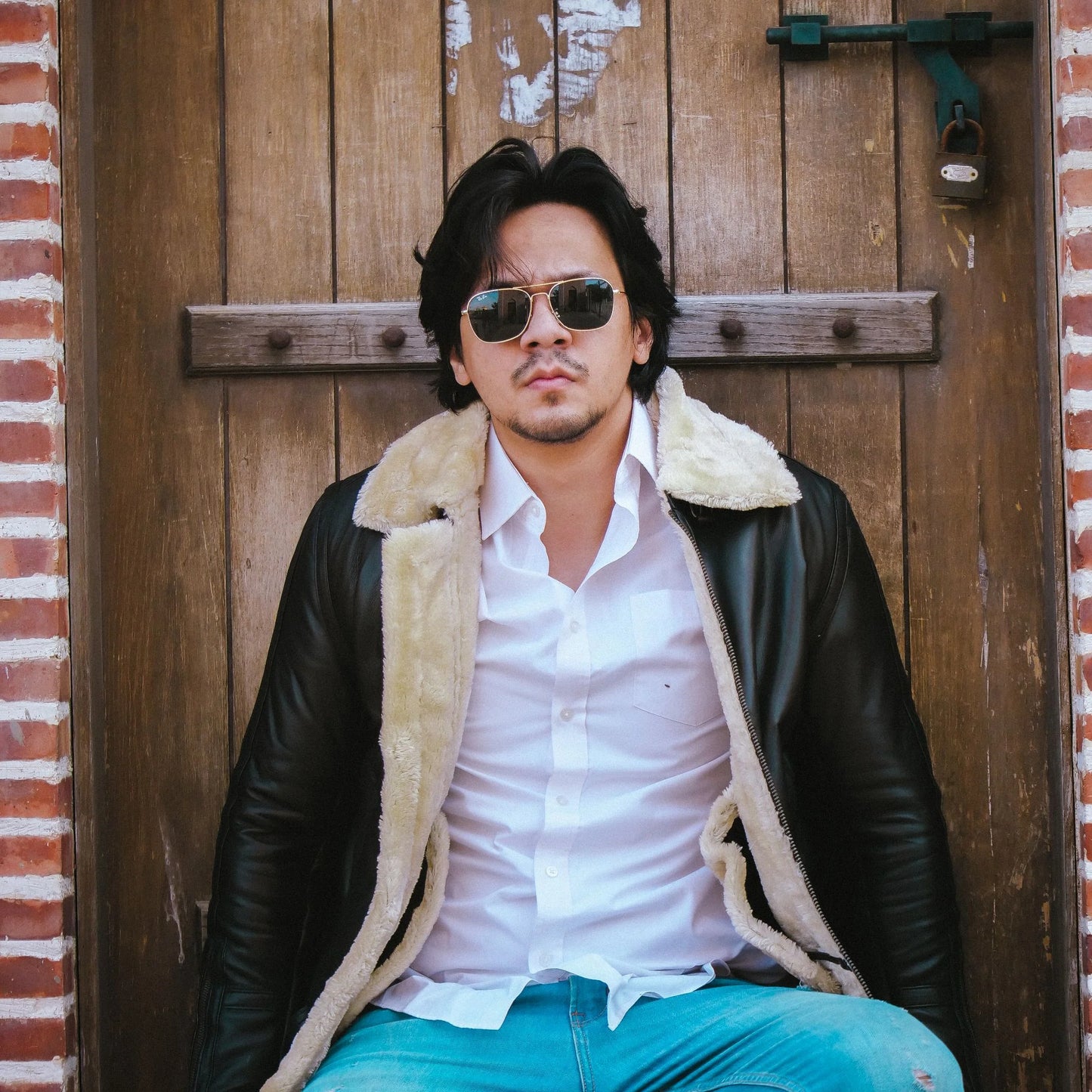 Handmade Jacket Leather Jacket Leather Bomber Jacket Black Jacket Men Jacket