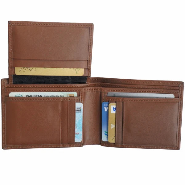 Men’s Leather Wallet with Detachable ID Card Holder