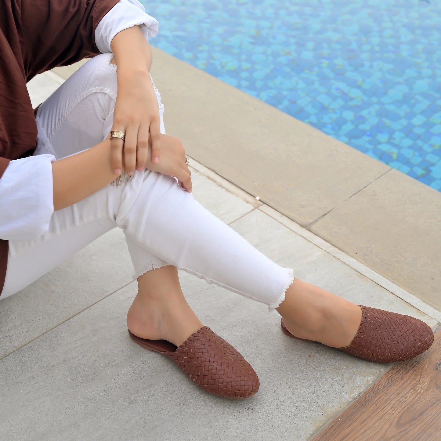 Handmade leather Mules Ladies Mules Sizes 36–41 Leather Mules for Women