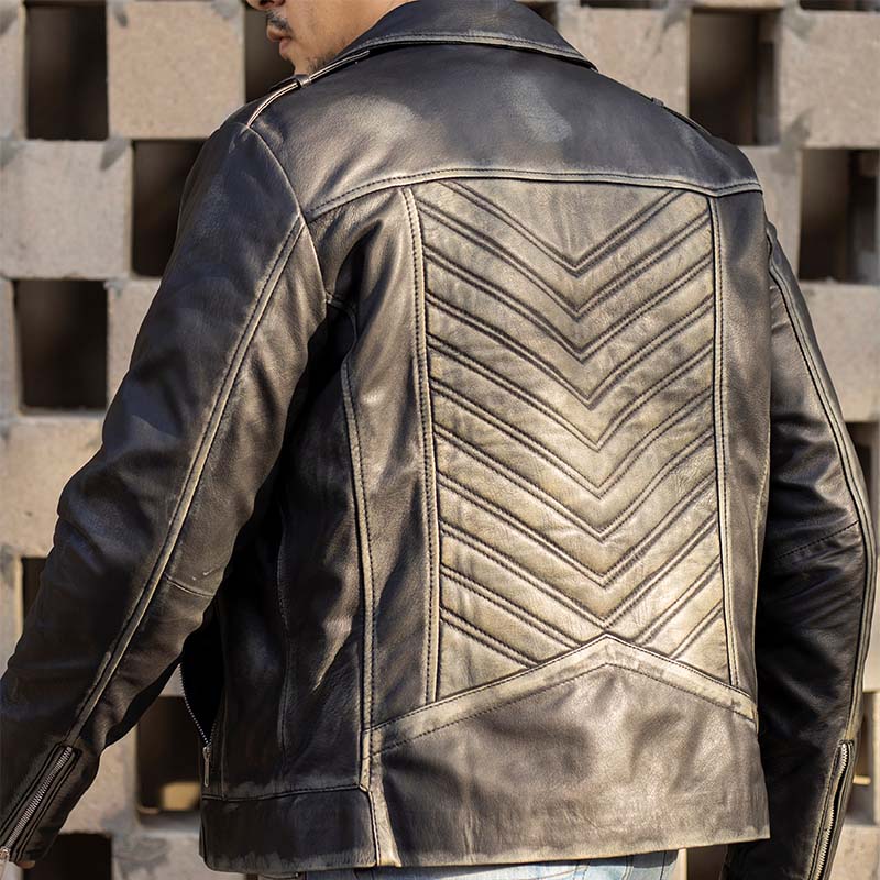 Handmade Jacket Real leather  jacket Men jacket Biker Leather Jacket Black leather jacket Motorcycle Jacket for Men