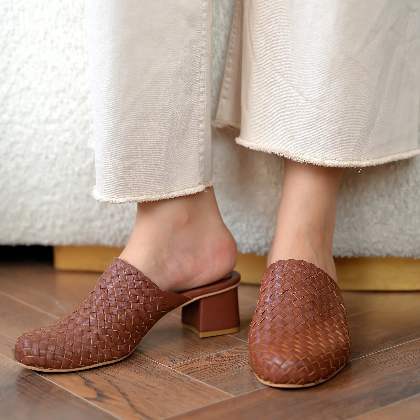 Handmade Leather Heels Women leather Heels Sizes 36–41