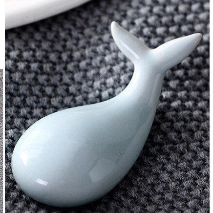 Handmade Whale Chopstick Rest