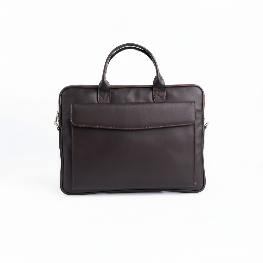 Handmade laptop bag Leather bag Slim Leather Laptop Bag Dark brown laptop bag Men laptop bad leather laptop bag for women