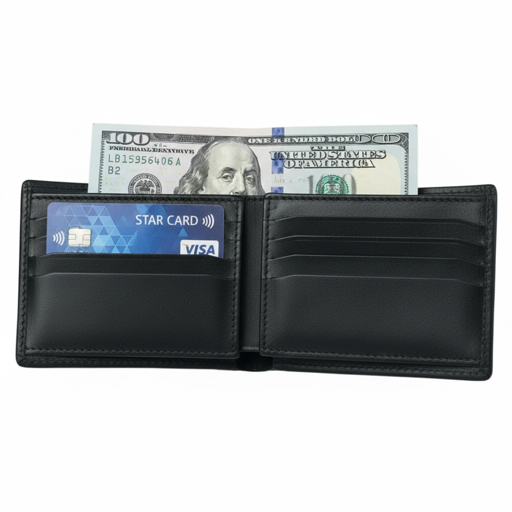 Multi Card Holder Men’s Wallet  Full Grain Cow Leather