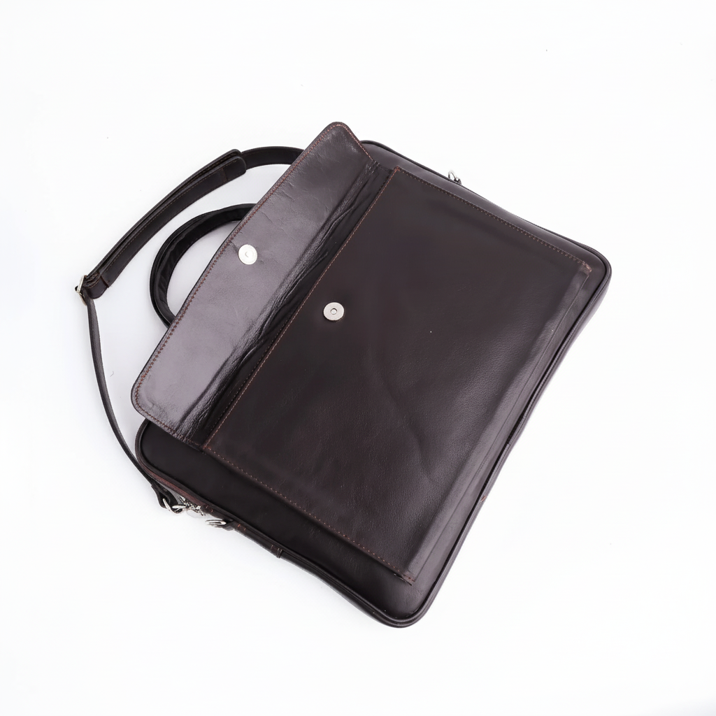 Handmade laptop bag Leather bag Slim Leather Laptop Bag Dark brown laptop bag Men laptop bad leather laptop bag for women