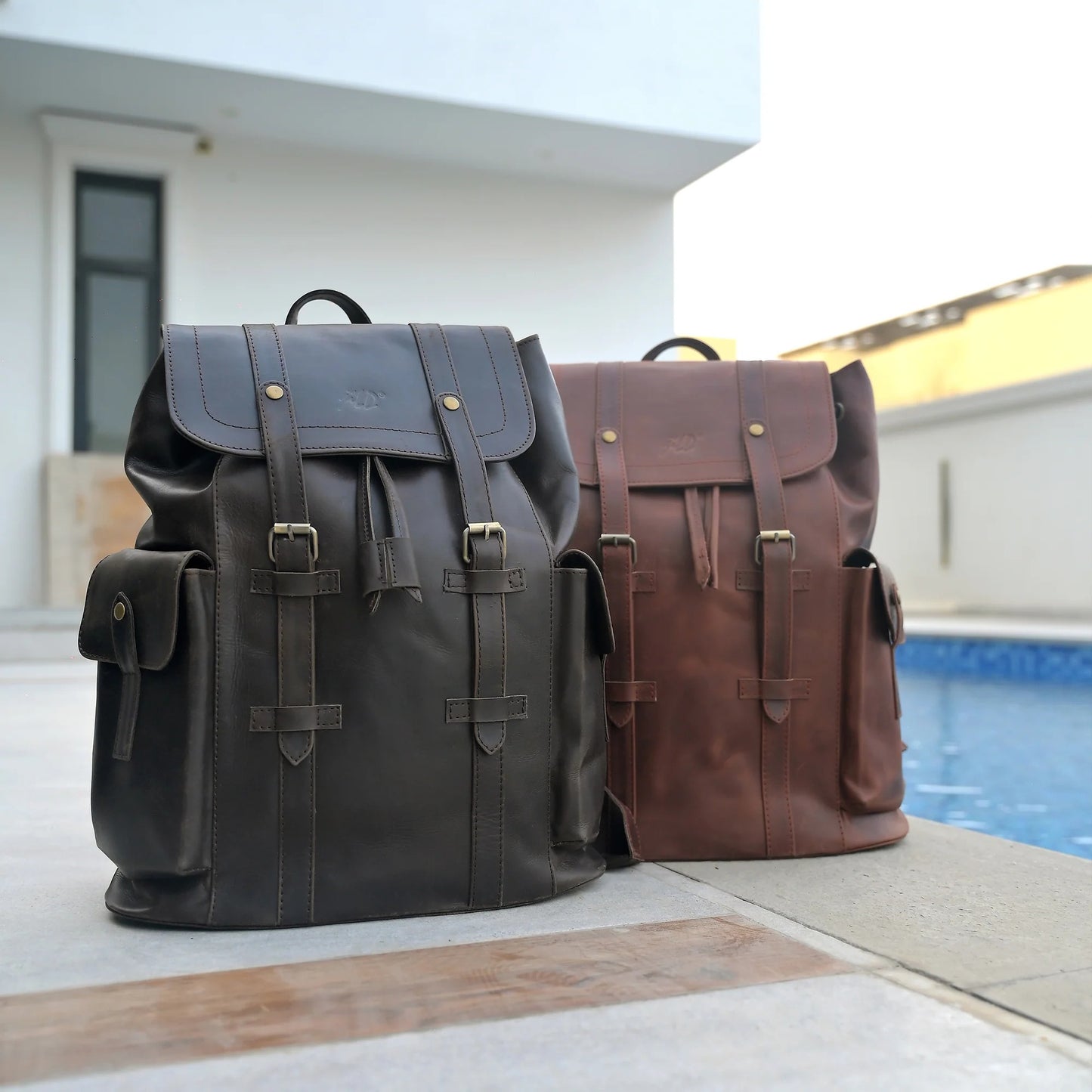 Handmade backpack Leather backpack Shoulder bag unisex backpack Laptop backpack Office Bag