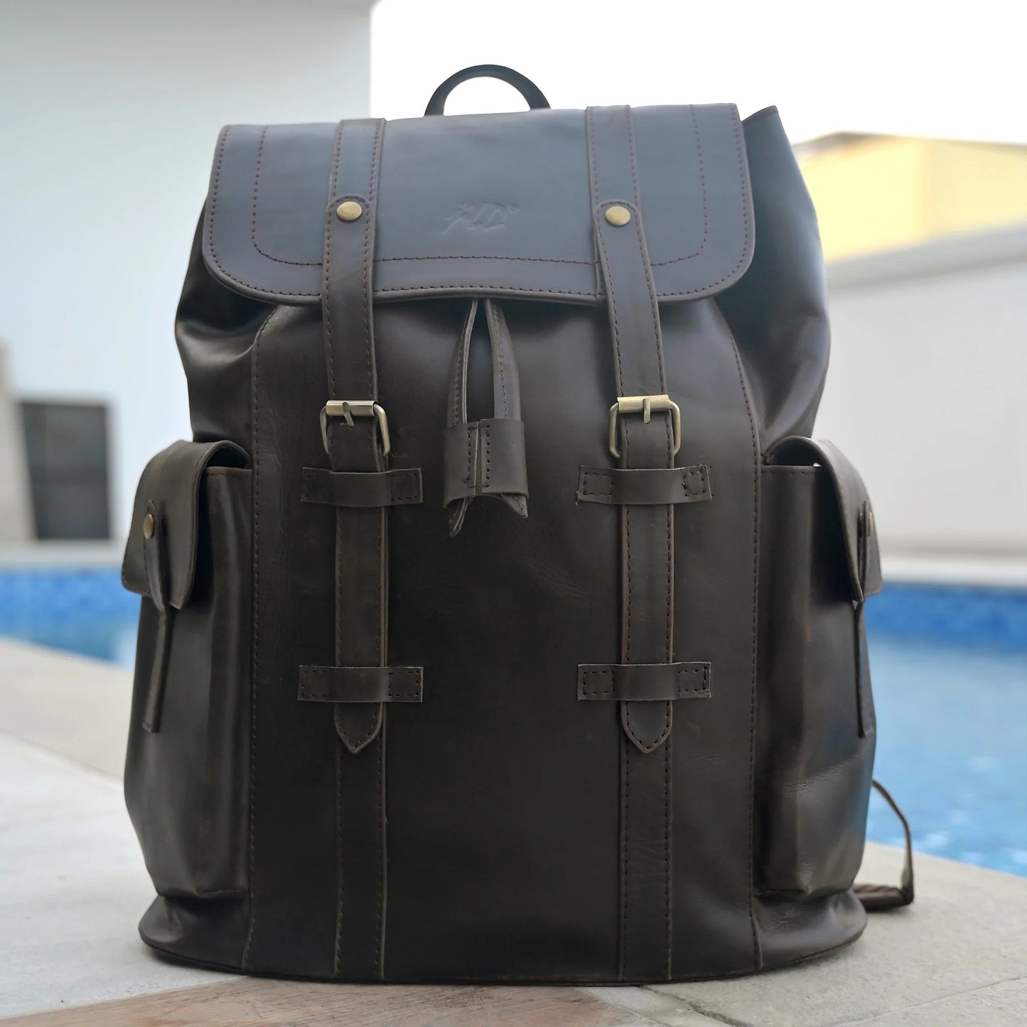 Handmade backpack Leather backpack Shoulder bag unisex backpack Laptop backpack Office Bag