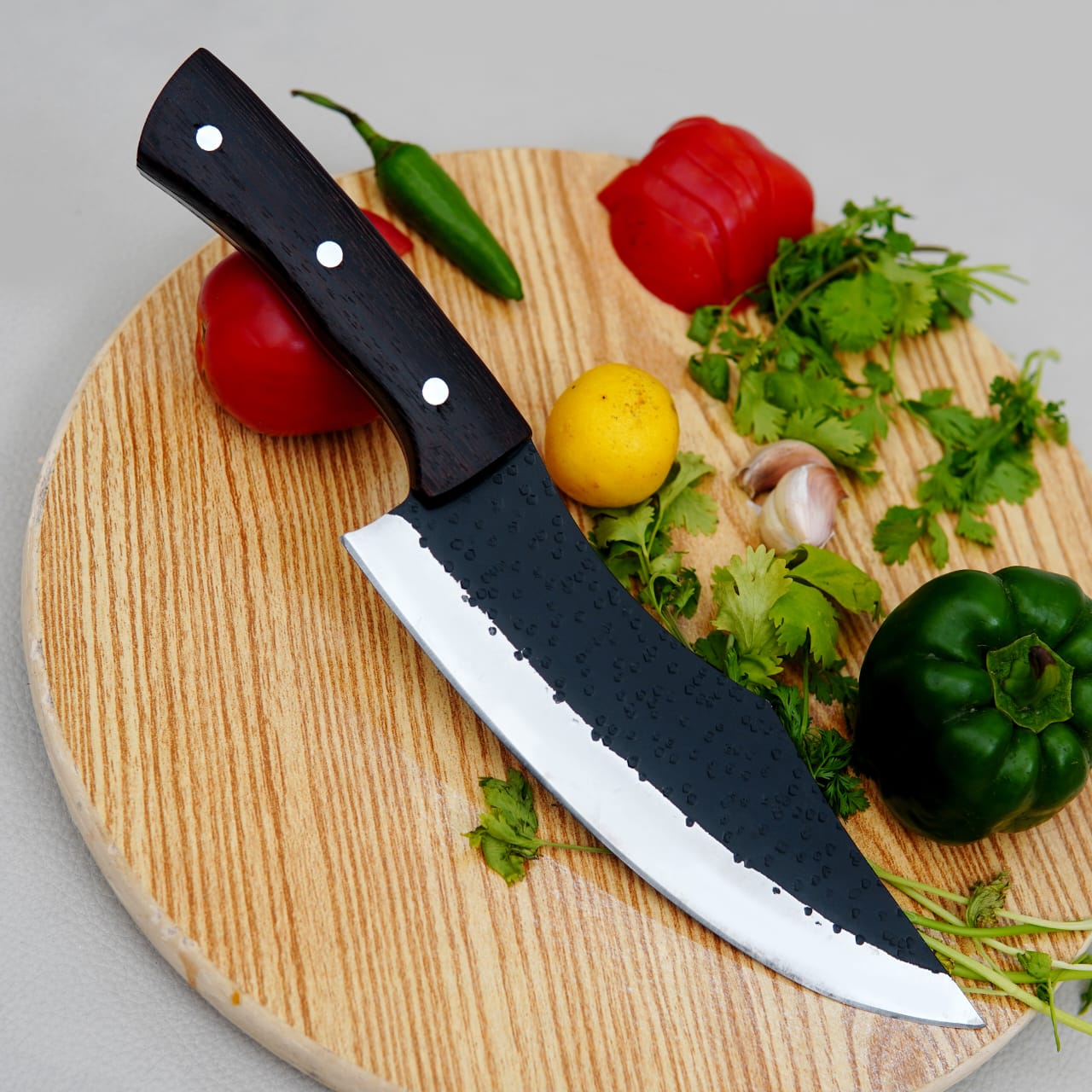 (18+) Hand Forged Butcher Knife