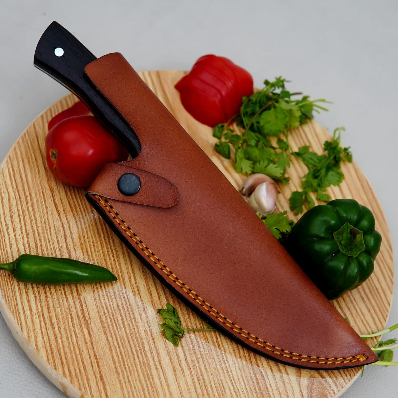 (18+) Hand Forged Butcher Knife