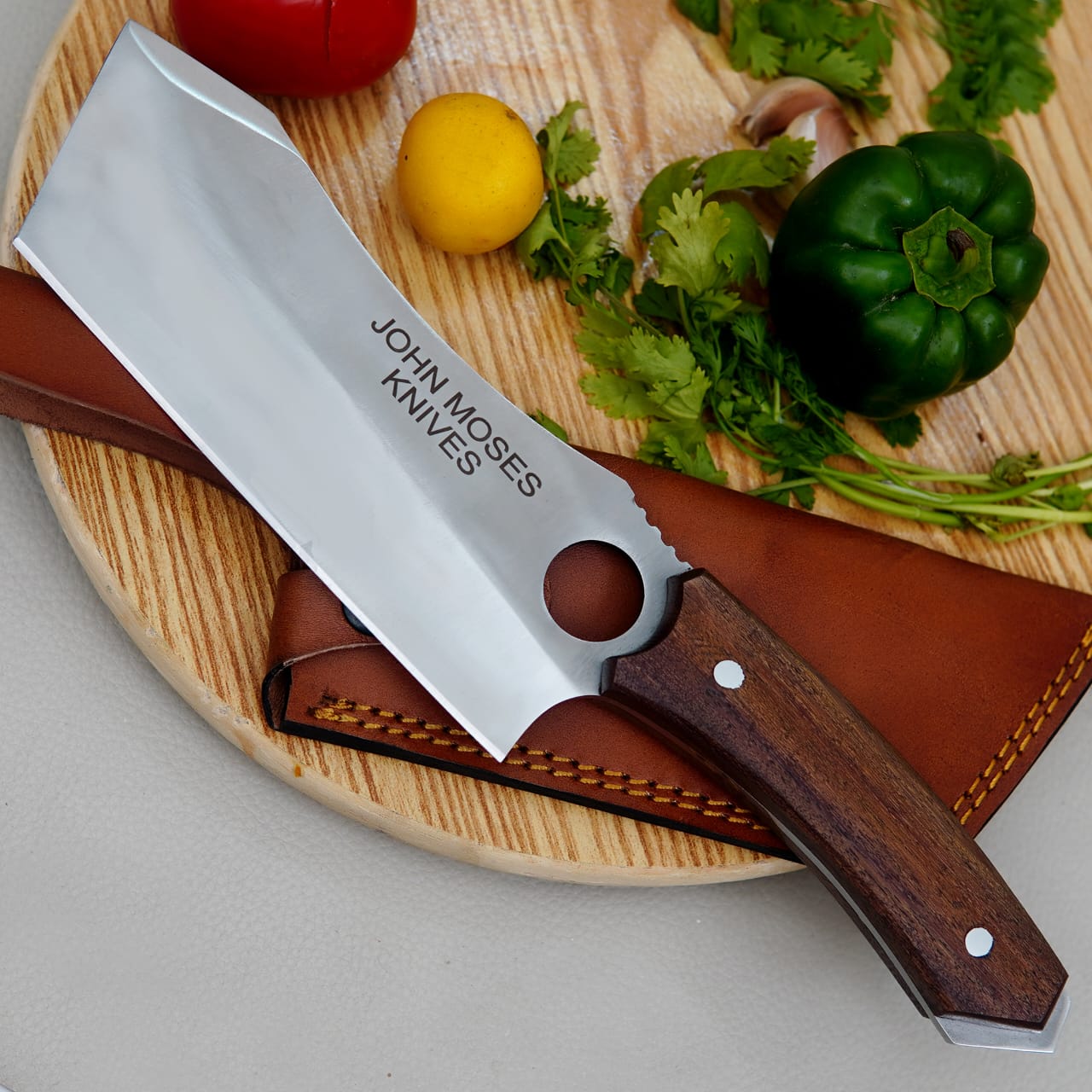 (18+) Meat Cleaver Chef Knife