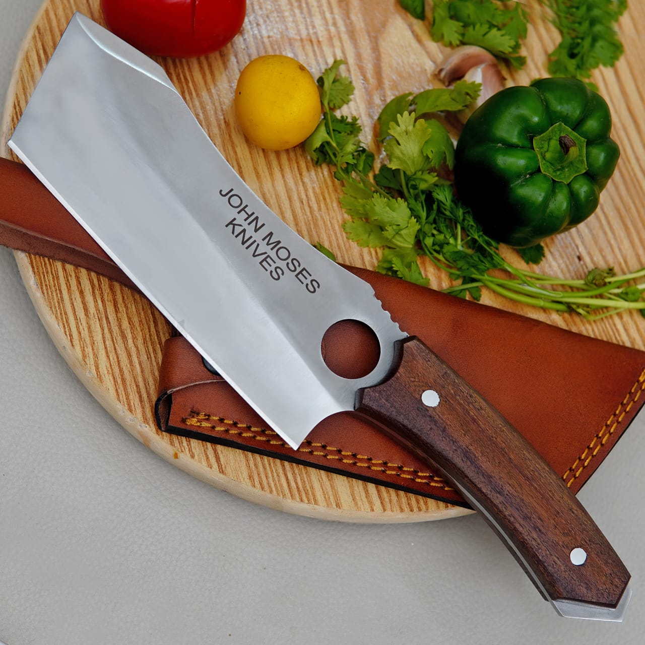 (18+) Meat Cleaver Chef Knife