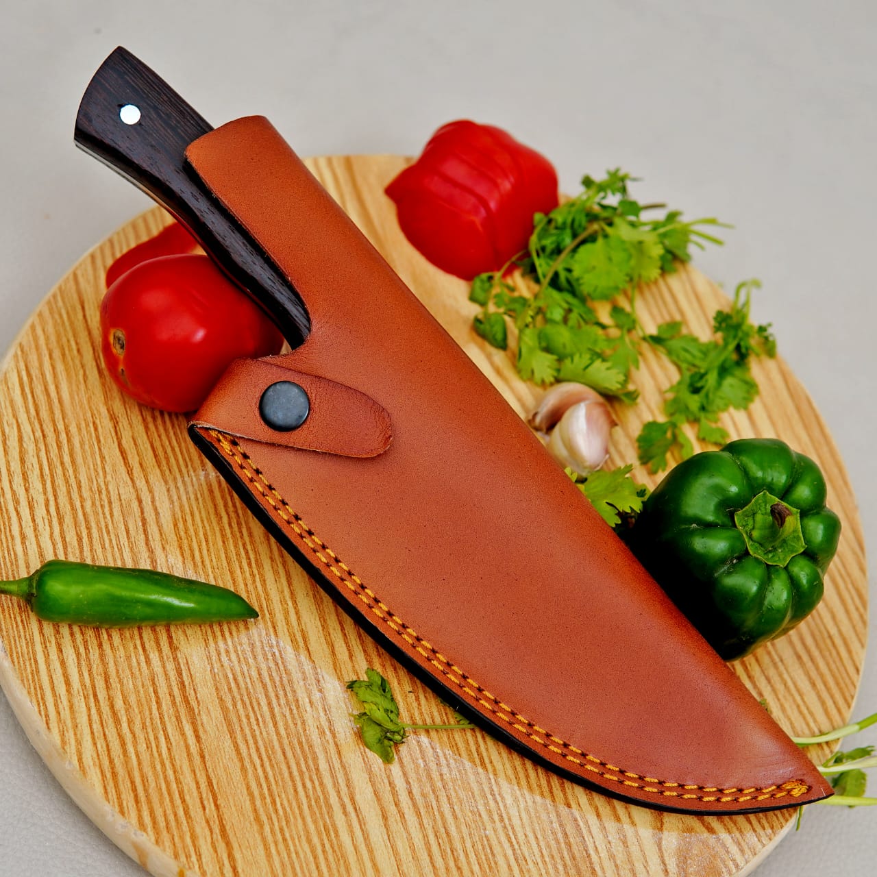 (18+) Hand Forged Butcher Knife