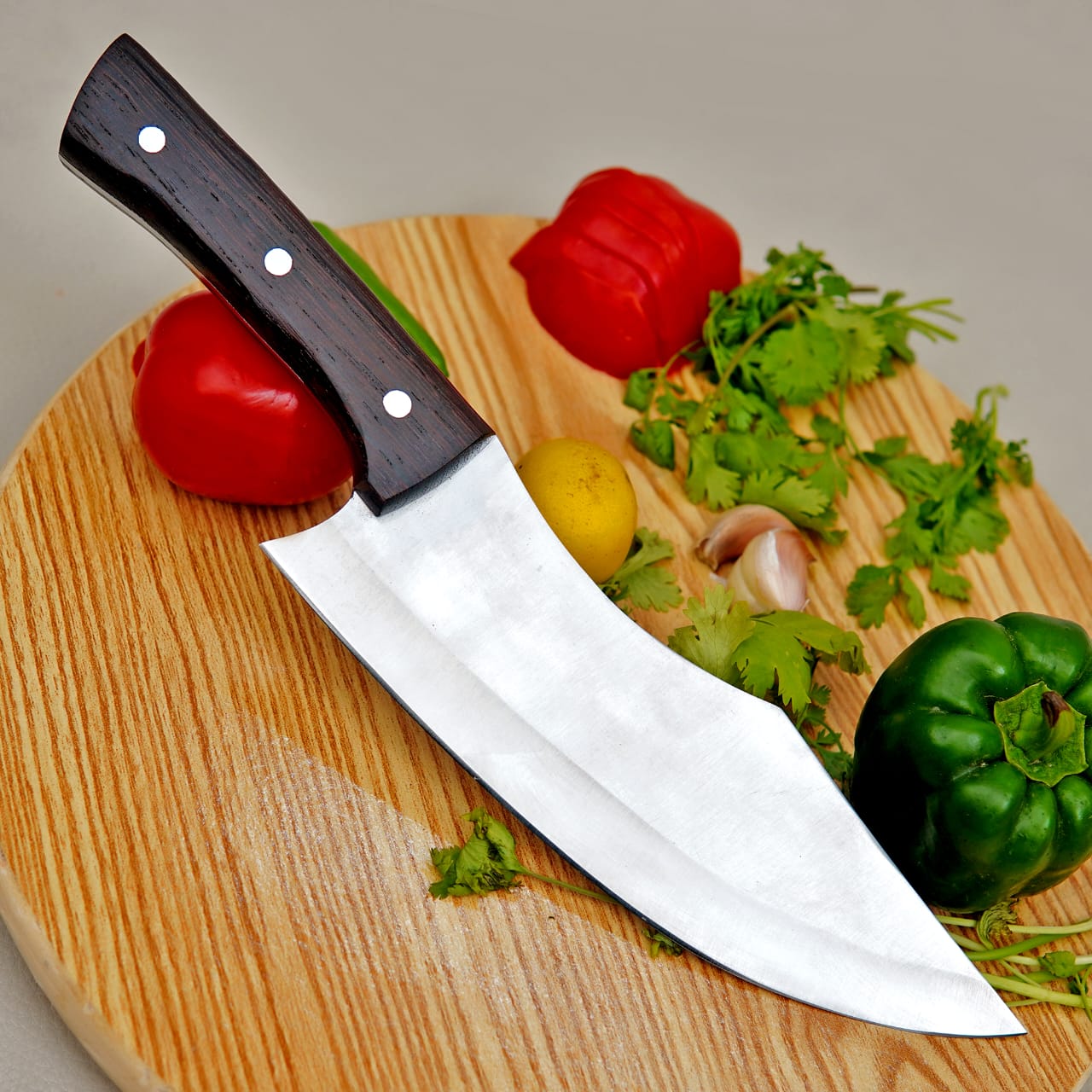 (18+) Hand Forged Butcher Knife